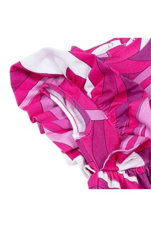 Girls Pink Abstract Print Dress EMILIO PUCCI KIDS | PY1012Z3687570BC
